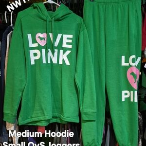 Victoria Secret PINK NWOT Green Original Set 💚